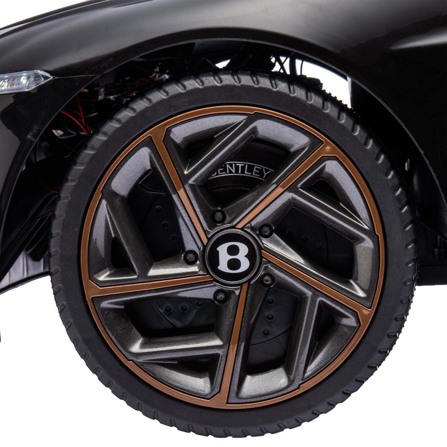 Bentley Bacalar Licensed 12V Kids Electric Car w/ Portable Battery - Black -  Kids Electric Cars & Toys