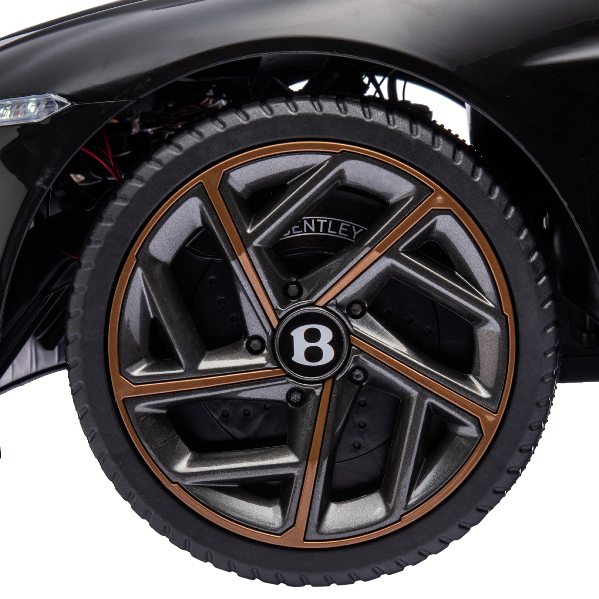 Bentley Bacalar Licensed 12V Kids Electric Car w/ Portable Battery - Black -  Kids Electric Cars & Toys