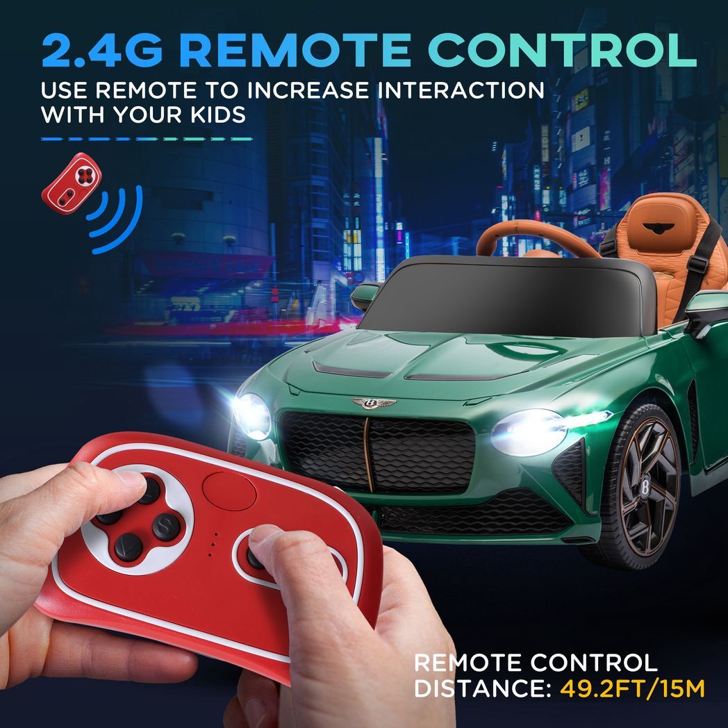 Bentley Bacalar Licensed 12v Kids Electric Ride-on Green -  Kids Electric Cars & Toys