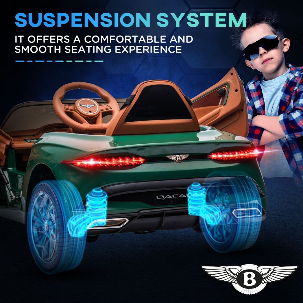 Bentley Bacalar Licensed 12v Kids Electric Ride-on Green -  Kids Electric Cars & Toys