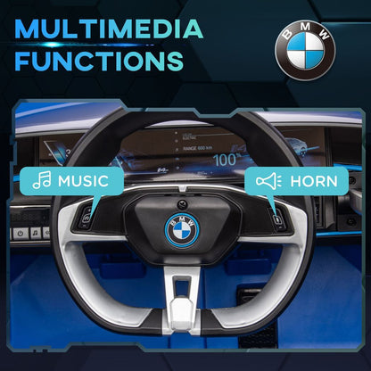 Licensed Bmw I4  12v Kids Electric Ride-on Car Blue -  Kids Electric Cars & Toys