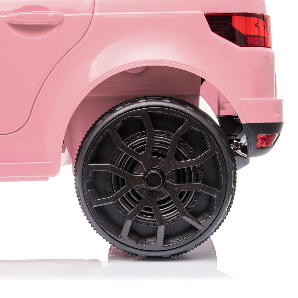 12V Kids Ride On Car 2.4GHZ Remote Control LED Lights Pink -  Kids Electric Cars & Toys