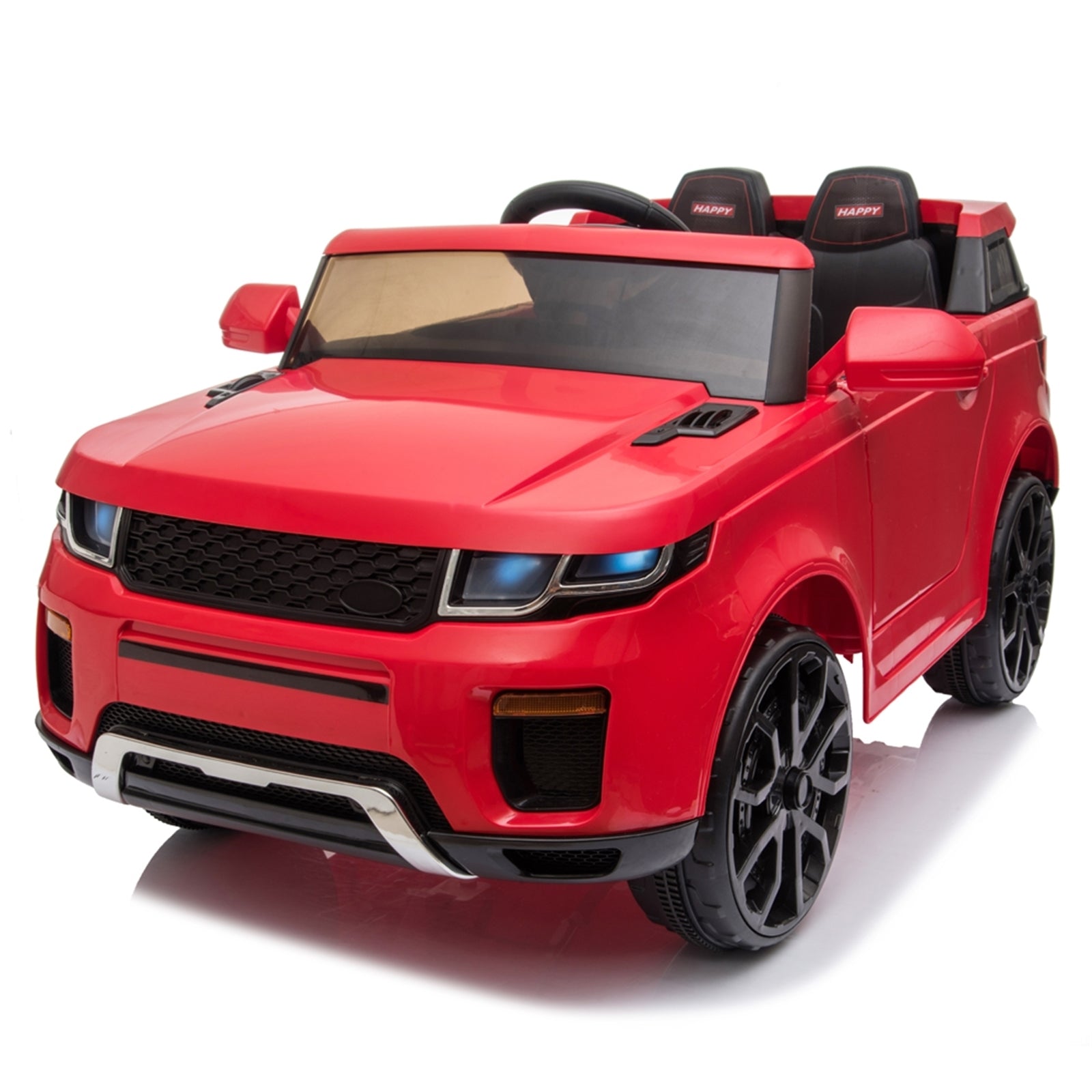 12V Kids Ride On Car 2.4GHZ Remote Control LED Lights Red -  Kids Electric Cars & Toys