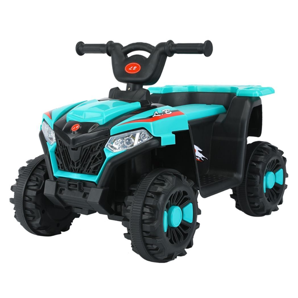 6V Ride On ATV, 4-Wheeled Beach Ride on Car, Battery Powered Kids ATV, Forward/ Reverse Switch--GREEN -  Kids Electric Cars & Toys