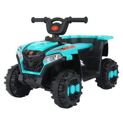 6V Ride On ATV, 4-Wheeled Beach Ride on Car, Battery Powered Kids ATV, Forward/ Reverse Switch--GREEN -  Kids Electric Cars & Toys
